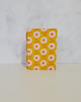 Handmade Mini Watercolor Sketchbook | 100% Cotton Paper | Golden Daisy