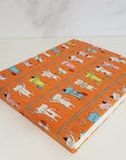 Casebound Standard Watercolor Sketchbook | 100% Cotton Paper | Subway Cat in Orange - LIMITED EDITION