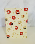 Handmade Mini Watercolor Sketchbook | 100% Cotton Paper | Daruma Cats