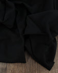 Solid - Black | Organic French Terry