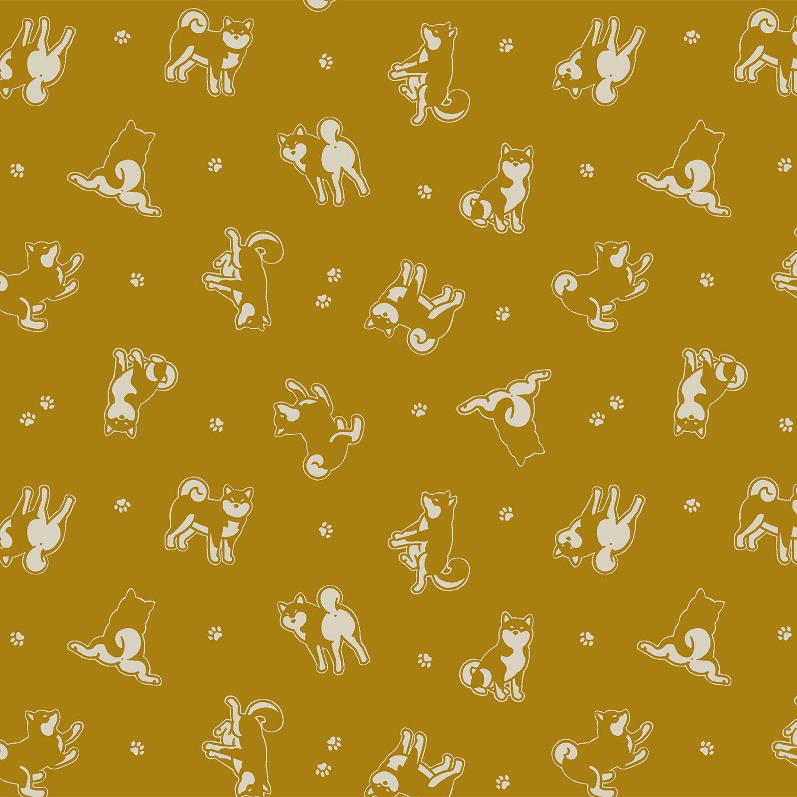 Shiba in Mustard | Dobby Cotton