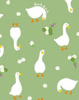 Dear Animal - Goose in Green | Oxford Cotton