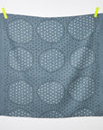 Nani IRO Ympari Pocho in Green - Pisar - Color B | Linen Double Gauze