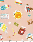 Hokkori Café in Pink | Oxford Cotton