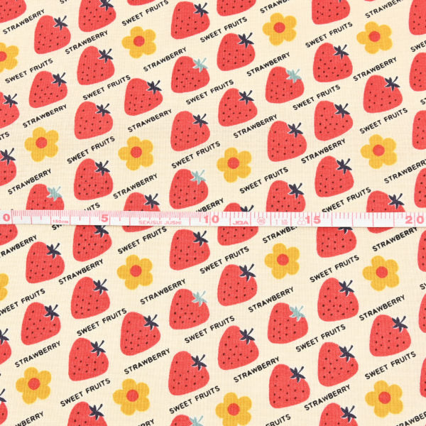 Utakata Retro - Strawberry Red | Sheeting Cotton