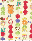 Sweet Animal - Tanghulu Panda in Natural | Oxford Cotton