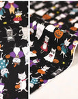 Funny Cats - Halloween in Black | Sheeting Cotton