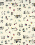Funny Cat - Love Cats in Natural | Sheeting Cotton