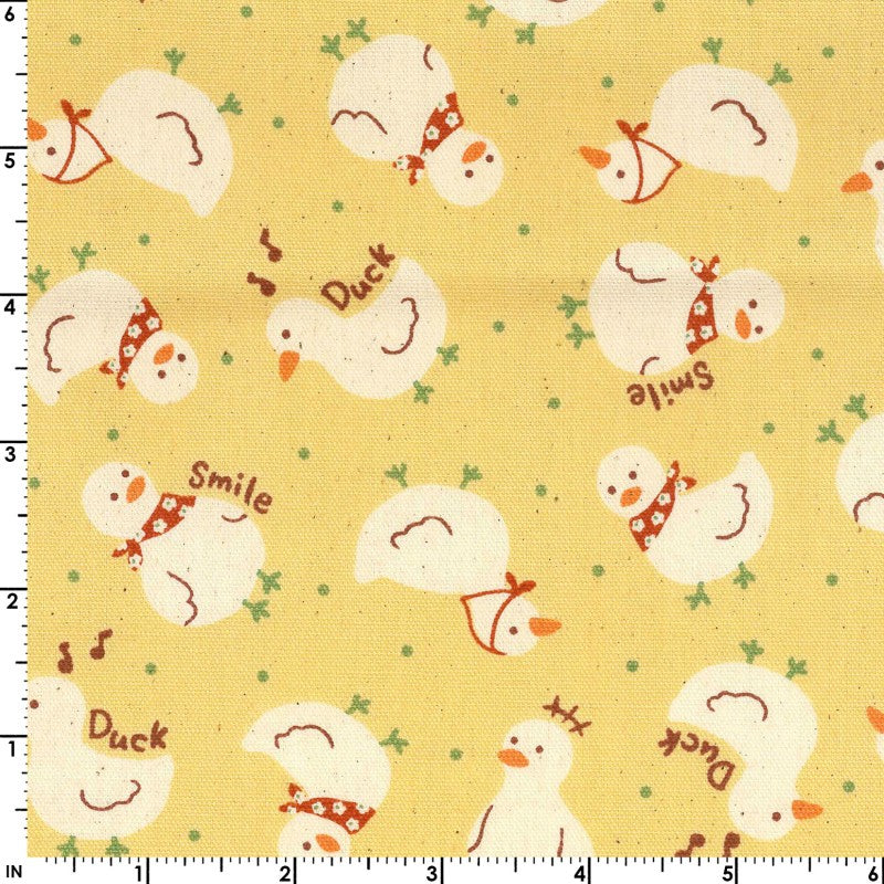 Momo's Favorite Duck in Yellow | Cotton Oxford