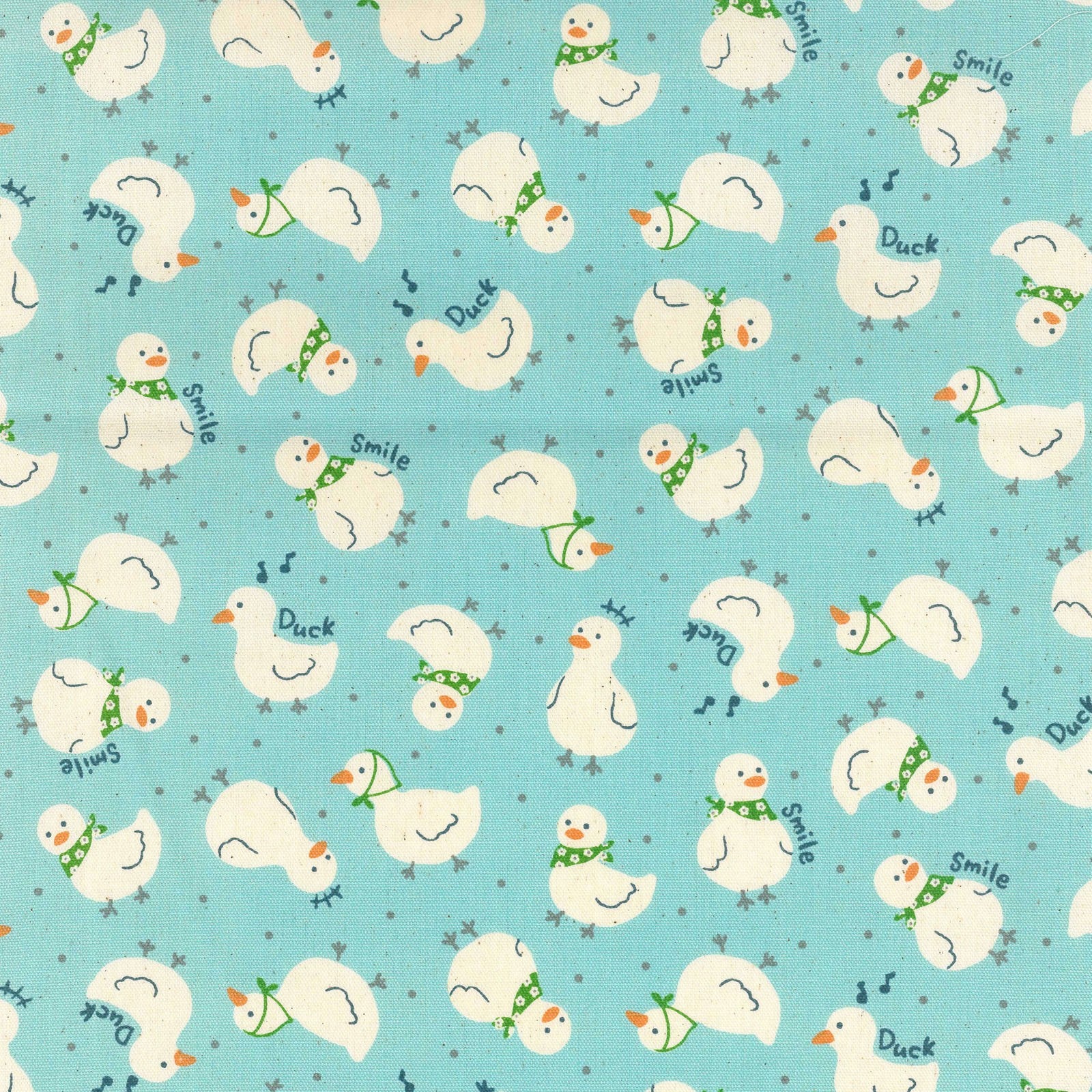 Momo's Favorite Duck in Blue | Cotton Oxford