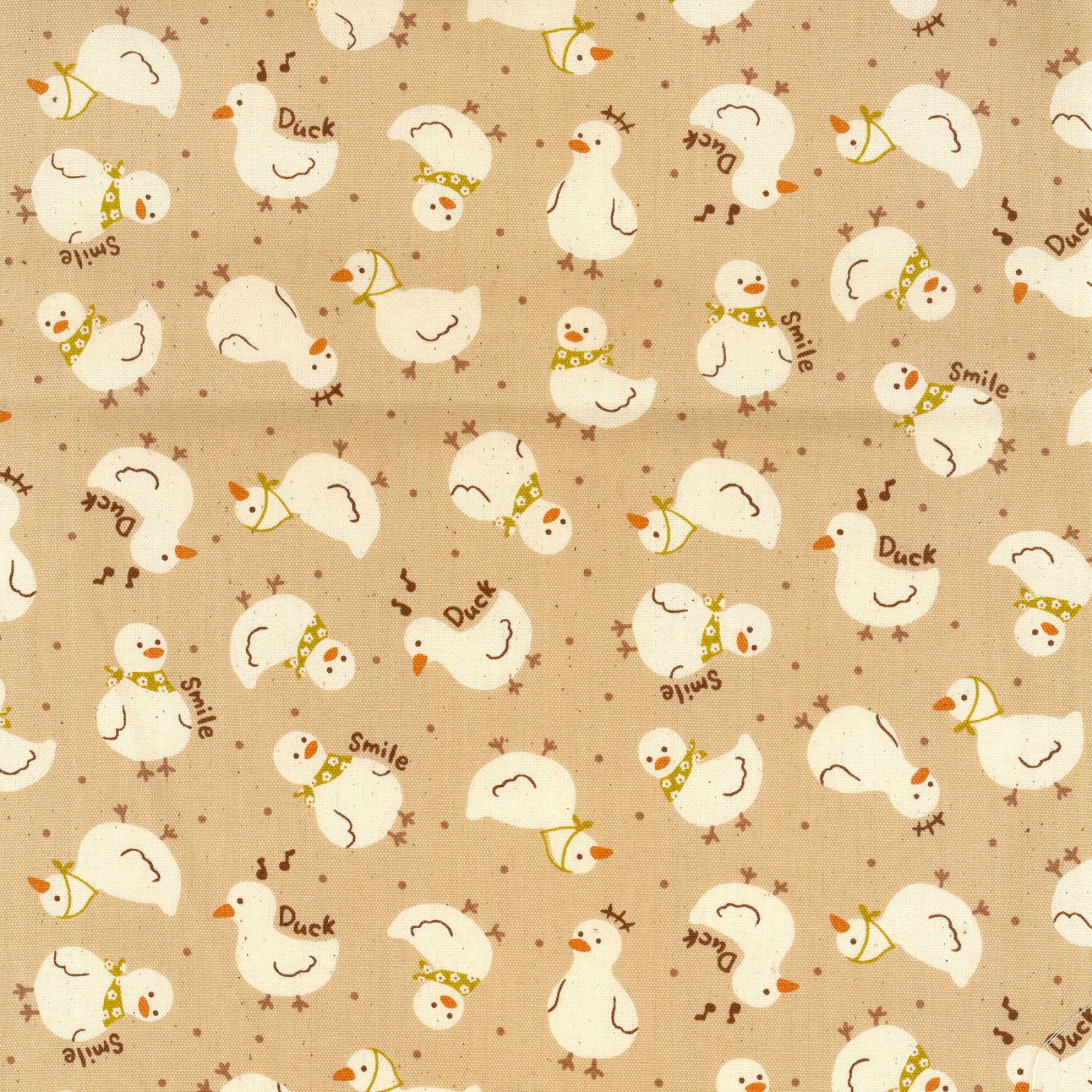 Momo's Favorite Duck in Beige | Oxford Cotton