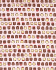 Animal Bread Cat Canelé in Pink | Oxford Cotton