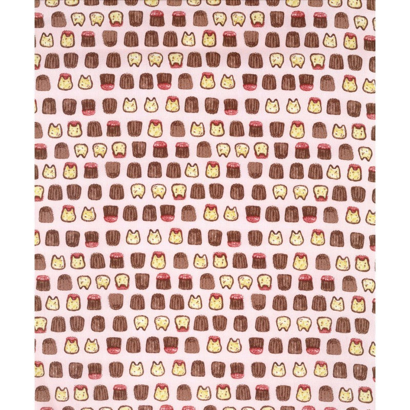 Animal Bread Cat Canelé in Pink | Oxford Cotton