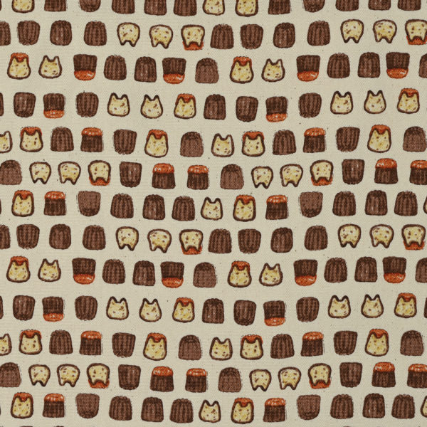 Animal Bread Cat Canelé in Cream | Oxford Cotton