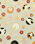 Hyakka Ryoran - Ito Okashi Cats in Natural| Sheeting Cotton