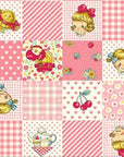 Margaret & Sophie 6 - Love Strawberry Patchwork in Pink | Shirting Cotton