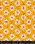 Flowerland - Field of Flowers in Goldenrod | Quilting Cotton