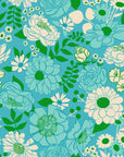 Rise and Shine - Morning Bloom in Turquoise | Quilting Cotton