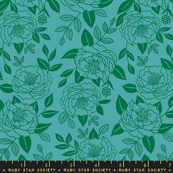 Rise and Shine - Garden Glow in Succulent | Quilting Cotton