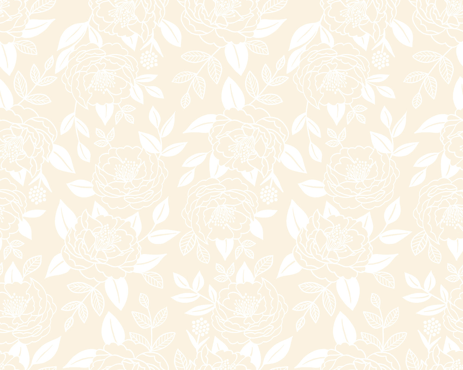Rise and Shine - Garden Glow in Natural | Quilting Cotton