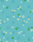 Rise and Shine - Meadow in Turquoise | Quilting Cotton