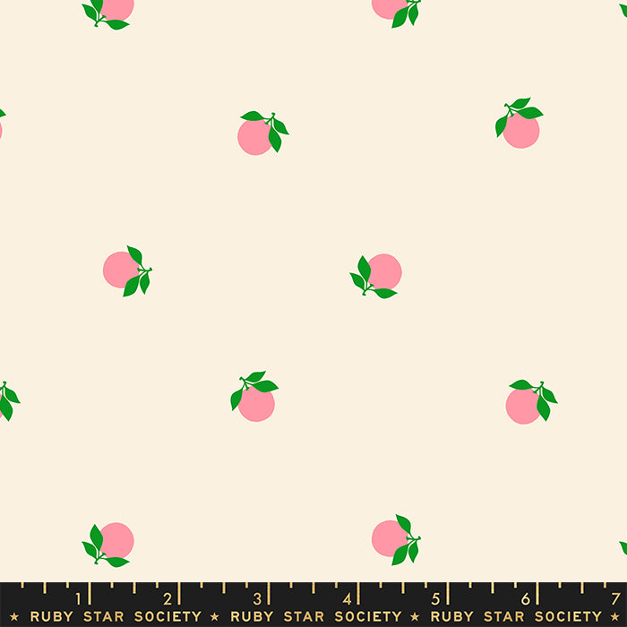 Rise and Shine - Tangerines in Natural | Quilting Cotton