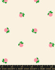 Rise and Shine - Tangerines in Natural | Quilting Cotton