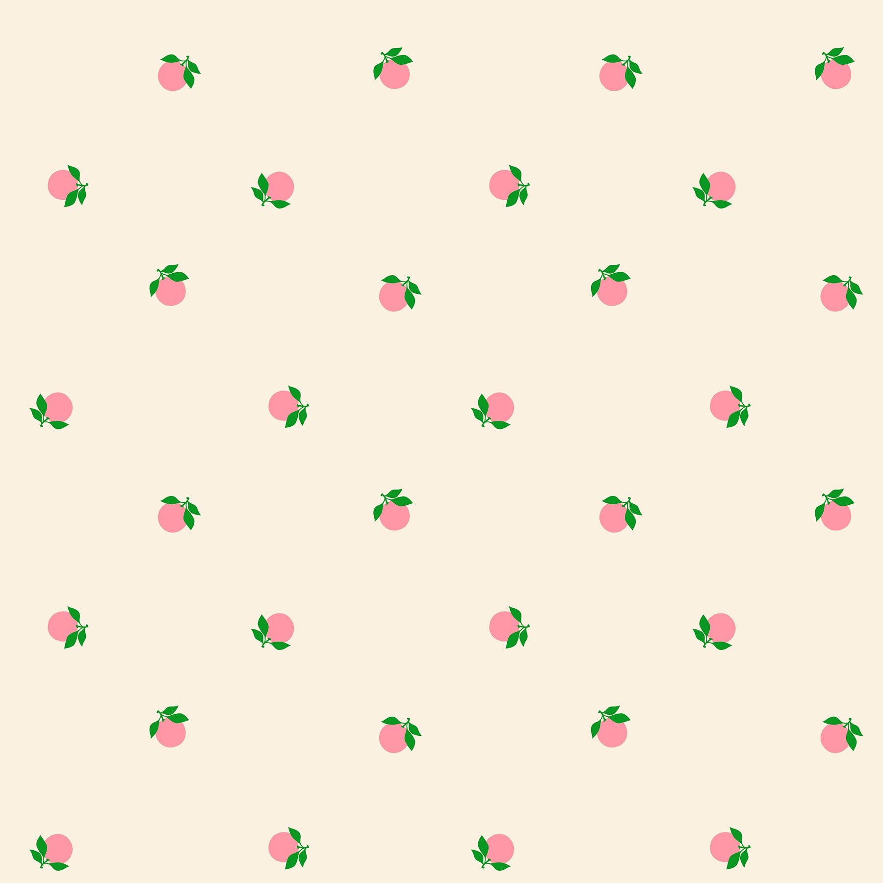 Rise and Shine - Tangerines in Natural | Quilting Cotton
