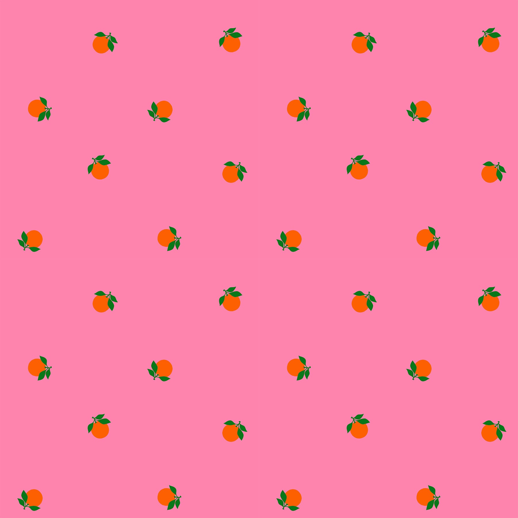 Rise and Shine - Tangerines in June | Quilting Cotton
