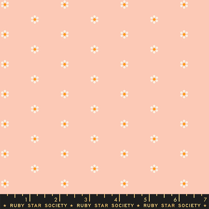 Rise and Shine - Tiny Blooms in Peach Blossom | Quilting Cotton