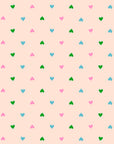 Best Day Ever - Hearts in Peach Cream | Quilting Cotton