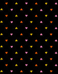 Trinketry - Hearts in Black | Quilting Cotton