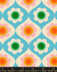 Trinketry - Trinketry Floral in Turquoise | Quilting Cotton