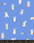 Persimmon - Bun E. and Simmy in Lindley Blue | Quilting Cotton