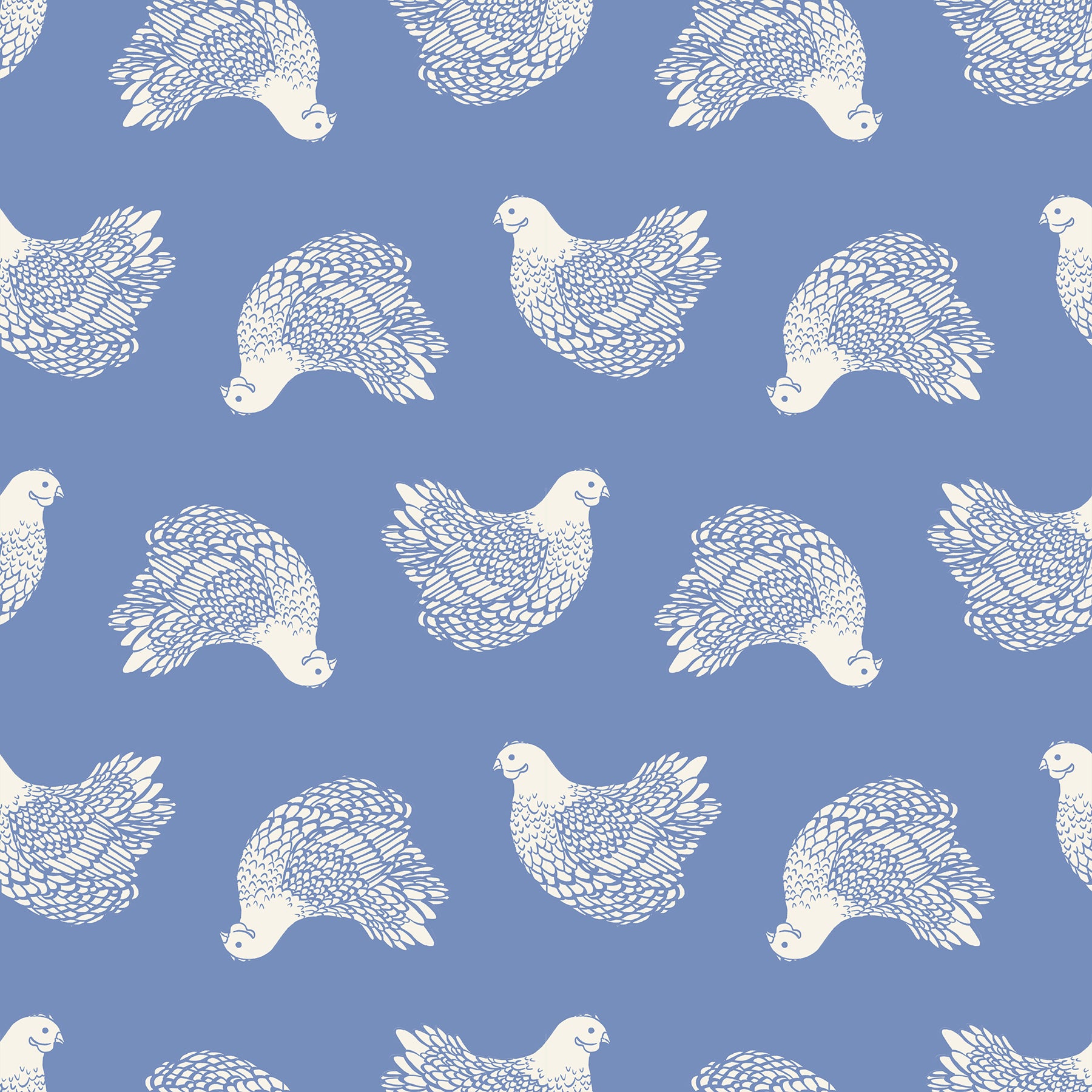 Backyard Chicken in Dusk | Quilting Cotton