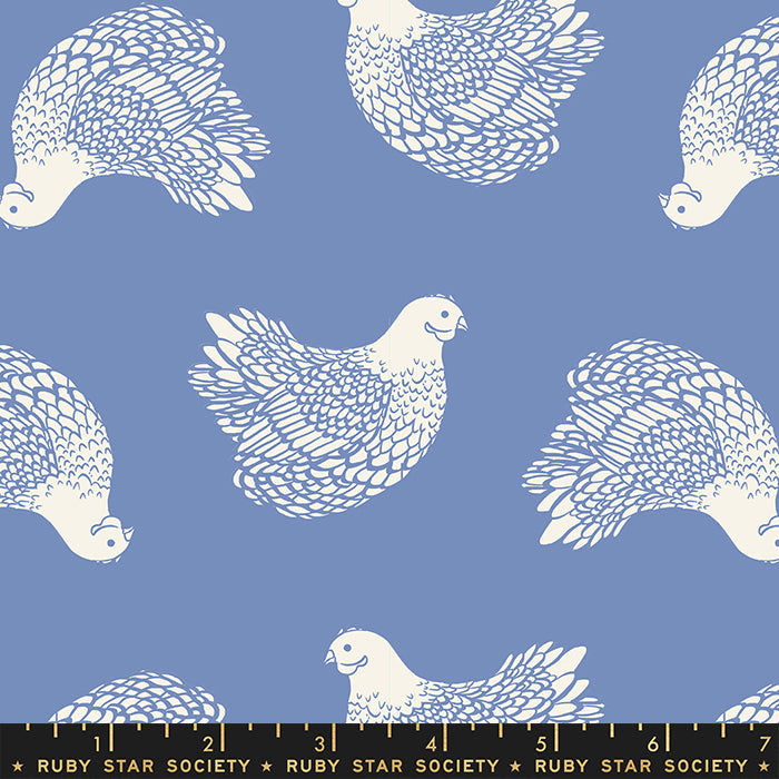 Backyard Chicken in Dusk | Quilting Cotton