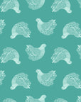 Backyard Chicken in Succulent | Quilting Cotton