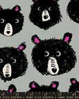 Teddy and the Bears - Teddy in Steel | Cotton Linen Canvas