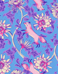 Glow Garden - Fox in Lindley Blue | Quilting Cotton