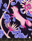 Glow Garden - Fox in Black| Quilting Cotton