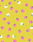 Picture Book - Strawberry Toss in Citron | Quilting Cotton