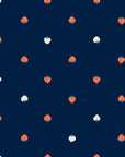 Strawberry - Strawberry in Navy | Cotton Lawn
