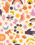 Meadow Star - Applique Menagerie in Daisy | Quilting Cotton