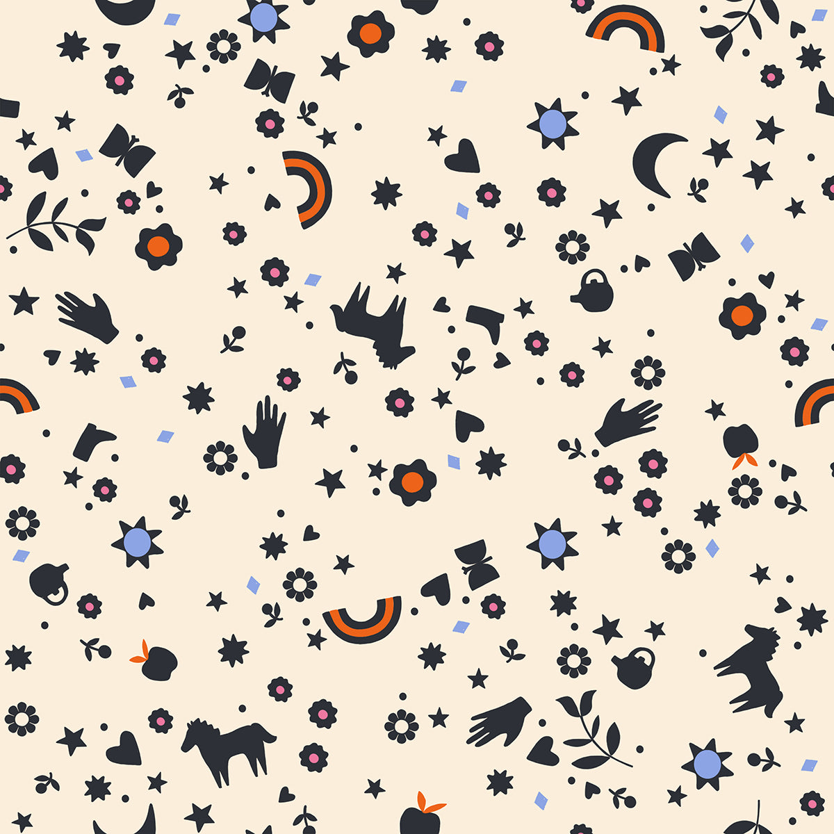 Meadow Star - Dreamland in Natural | Quilting Cotton