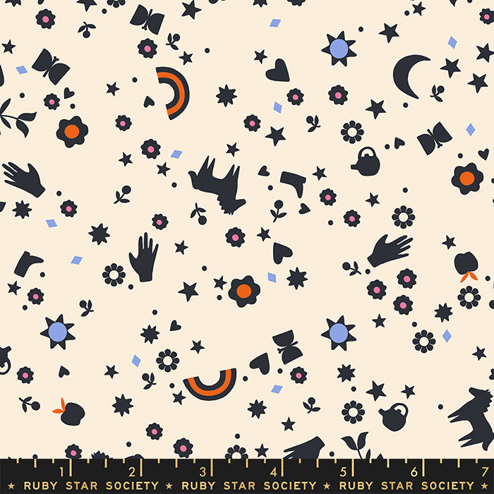 Meadow Star - Dreamland in Natural | Quilting Cotton