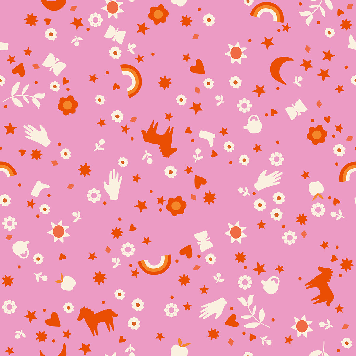 Meadow Star - Dreamland in Daisy | Quilting Cotton