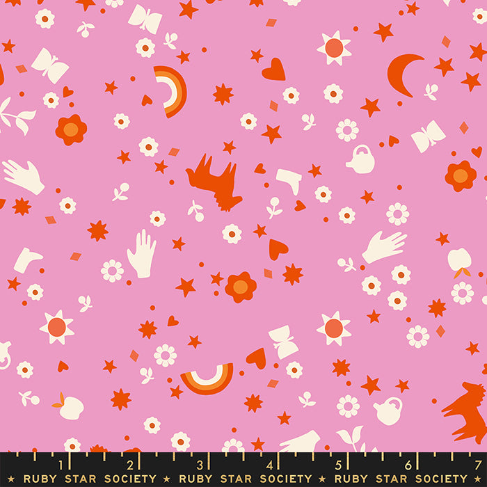 Meadow Star - Dreamland in Daisy | Quilting Cotton