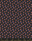 Meadow Star - Sprout in Soft Black | Quilting Cotton