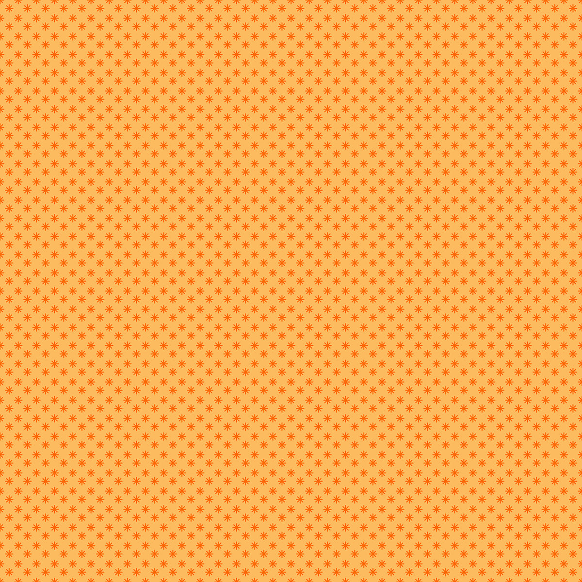 Meadow Star - Puff in Cantaloupe| Quilting Cotton