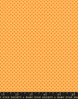 Meadow Star - Puff in Cantaloupe| Quilting Cotton